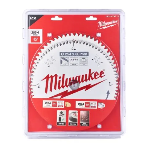 Rea 4932479576 Milwaukee Sågklinga Ø254/30 mm, 60/80T